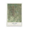 Map of Lone Tree, Colorado, 12 x 18 inch unframed archival matte print