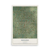 Map of Manassa, Colorado, 12 x 18 inch unframed archival matte print