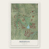 Meridian, Colorado map print, the full design