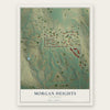 Morgan Heights, Colorado map print, the full design