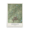Map of Northglenn, Colorado, 12 x 18 inch unframed archival matte print