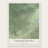 Paragon Estates, Colorado map print, the full design