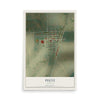 Map of Peetz, Colorado, 12 x 18 inch unframed archival matte print