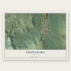 Phippsburg, Colorado map print, the full design