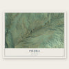 Piedra, Colorado map print, the full design