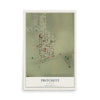Map of Pritchett, Colorado, 12 x 18 inch unframed archival matte print