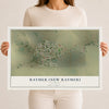Map of Raymer (New Raymer), Colorado, 12 x 18 inch unframed archival matte print