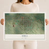 Map of Simla, Colorado, 12 x 18 inch unframed archival matte print