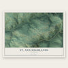 St. Ann Highlands, Colorado map print, the full design