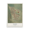 Map of Walden, Colorado, 12 x 18 inch unframed archival matte print