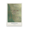 Map of Westcliffe, Colorado, 12 x 18 inch unframed archival matte print