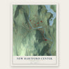 New Hartford Center, Connecticut map print, the full design