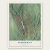 Pemberwick, Connecticut map print, the full design