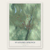Stafford Springs, Connecticut map print, the full design