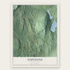 Topstone, Connecticut map print, the full design