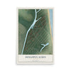 Map of Henlopen Acres, Delaware, 12 x 18 inch unframed archival matte print
