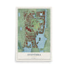 Aventura, Florida map print, 12" x 18" Archival Matte Print mockup