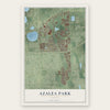 Azalea Park, Florida map print, the full design