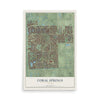 Coral Springs, Florida map print, 12" x 18" Archival Matte Print mockup