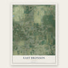 East Bronson, Florida map print, the full design