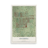 Haverhill, Florida map print, 12" x 18" Archival Matte Print mockup