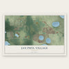 Jan Phyl Village, Florida map print, the full design