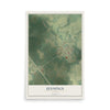 Jennings, Florida map print, 12" x 18" Archival Matte Print mockup