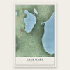 Lake Hart, Florida map print, the full design