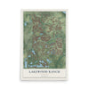 Lakewood Ranch, Florida map print, 12" x 18" Archival Matte Print mockup