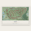 Lely, Florida map print, the full design