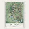 Lely Resort, Florida map print, the full design