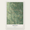 Molino, Florida map print, the full design
