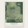 Morriston, Florida map print, the full design