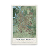 New Port Richey, Florida map print, 12" x 18" Archival Matte Print mockup