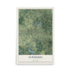 Newberry, Florida map print, 12" x 18" Archival Matte Print mockup