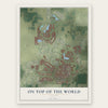 On Top of the World, Florida map print, the full design