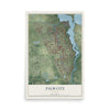 Palm City, Florida map print, 12" x 18" Archival Matte Print mockup