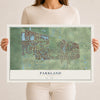 Parkland, Florida map print, 12" x 18" Archival Matte Print mockup