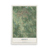 Quincy, Florida map print, 12" x 18" Archival Matte Print mockup