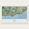 Rio, Florida map print, the full design