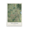San Antonio, Florida map print, 12" x 18" Archival Matte Print mockup