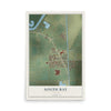 South Bay, Florida map print, 12" x 18" Archival Matte Print mockup
