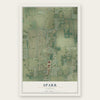 Sparr, Florida map print, the full design