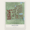 Westview, Florida map print, the full design