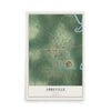 Abbeville, Georgia map print, 12" x 18" Archival Matte Print mockup