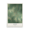 Alston, Georgia map print, 12" x 18" Archival Matte Print mockup