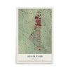 Adair Park, Georgia map print, 12" x 18" Archival Matte Print mockup