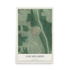 Cascade Green, Georgia map print, 12" x 18" Archival Matte Print mockup