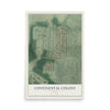 Continental Colony, Georgia map print, 12" x 18" Archival Matte Print mockup