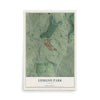 Edmund Park, Georgia map print, 12" x 18" Archival Matte Print mockup